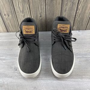 Levis Men's Gray Synthetic High Top Sneakers Shoes Size: 10